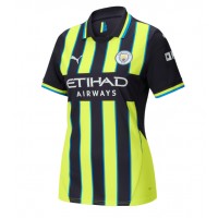 Fotballdrakt Dame Manchester City Kevin De Bruyne #17 Bortedrakt 2024-25 Kortermet